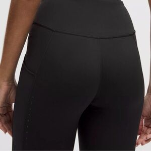 Lululemon Women's Size 4 Fast Free High-Rise Tight 25" *Pockets Black Leggings H